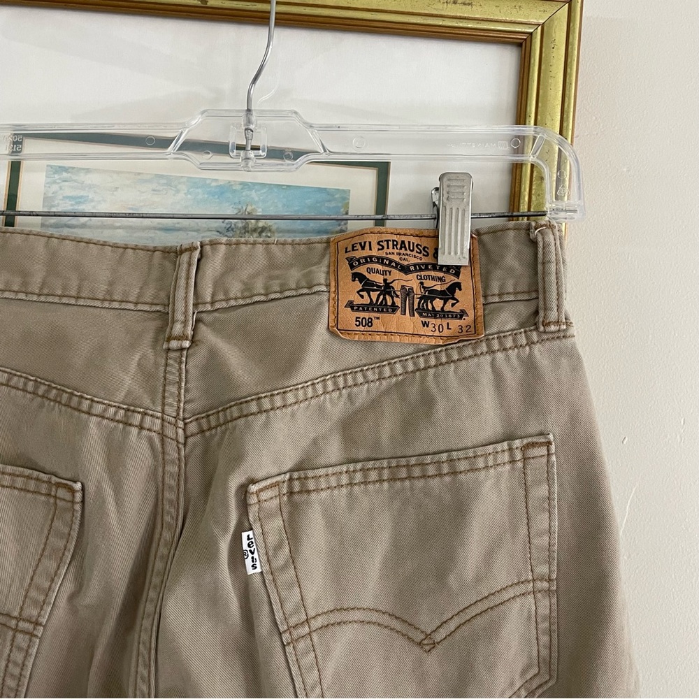 Tan Levi’s 508 Jeans